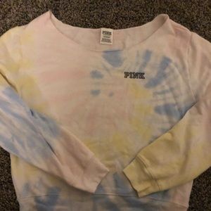 Pink tye dye off shoulder NEW ADD
